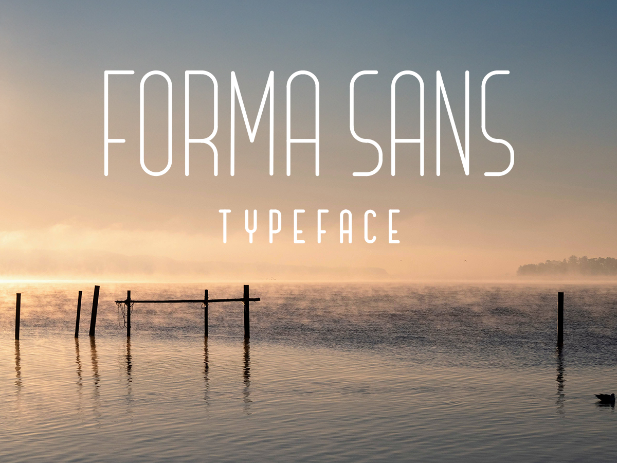 Forma Sans typeface